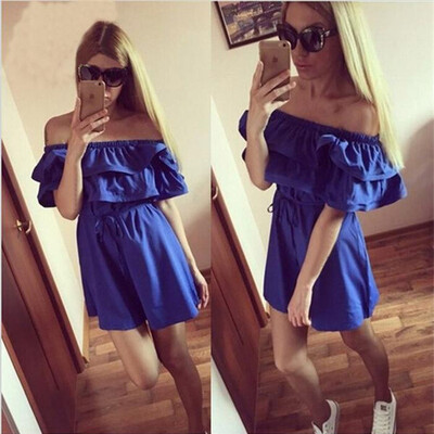

малого @ сексуально женщин от летних моды случайных плечо мини - платье