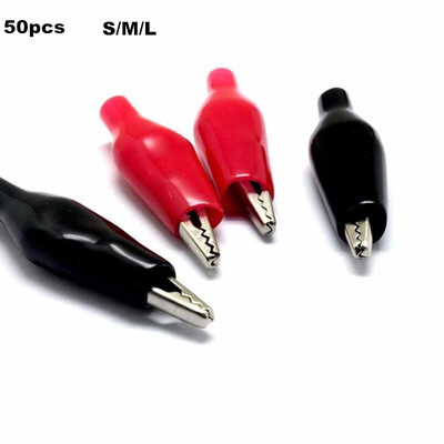 

20pcs High Quality Metal Alligator Clip  M L Electrical Accessories Test Clip Emergency Lead Cable Battery Alligator Clamp