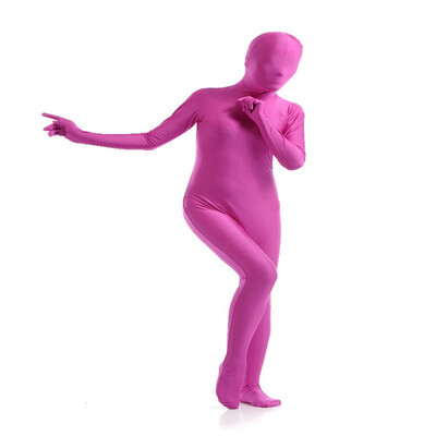 

24 HRS Shipped Out Zentai Costumes Shiny Green Halloween Party Breathable Bodysuit Mummy Performance Fancy Dress