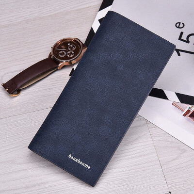 

Thin wallet Walkman long fashion youth multi Card Wallet Chinese character simple folding soft leather clip