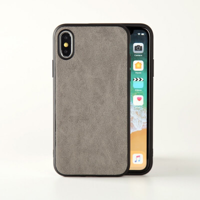 

Phone Cases For iPhone X Xs Max Cover Retro PU Leather Soft TPU Silicone Case For iPhone 6 6S Plus 7 8 Plus 7p 8p Shell