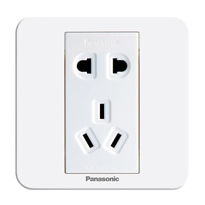 

Panasonic Panasonic 86-type switch socket 10A five-hole socket smart package eight loaded WQXC601 elegant white
