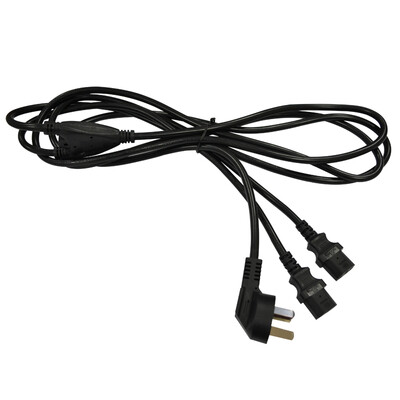 

TOWE GB 16A to C13 hole one two pdu power cord 3 15 square diameter 3 meters long