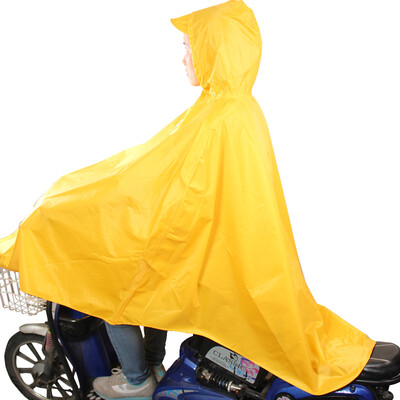 

Jingdong Supermarket] Paradise umbrella bicycle battery car polyester silk raincoats Yubi are all red sauce N116