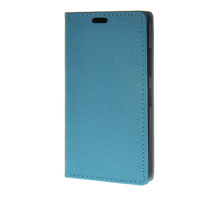 

MOONCASE Protection Leather Wallet Flip Card Slot Holster Pouch Stand Shell Back Case Cover for Microsoft Lumia 640 Blue