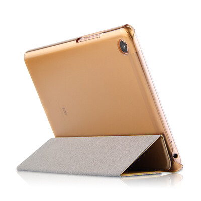 

KOOLIFE millet flat 4 protective cover 8 inch tablet protective case light thin shatter-resistant bracket holster - gold