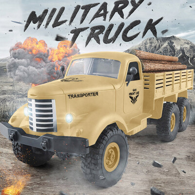 

JJRC Q61 116 24G 4WD RC Off-road Military Truck Transporter RTR Children Gift Kids Toy