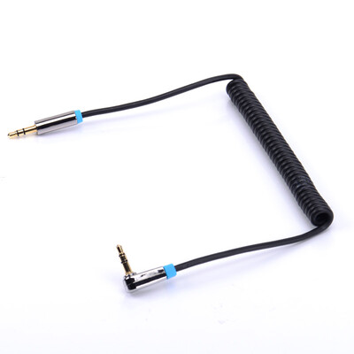 

Vention Gold Plated Audio Cable Right Angle 90 Degree Jack 35mm AUX Cable For Car Cellphone Headphone