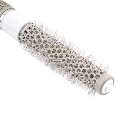 

1pc Round Comb Hair Dressing Curly Comb Round Hair Brush Salon Styling Gray