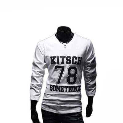 

Zogaa New Men's T-shirt Printing Active Long Sleeve