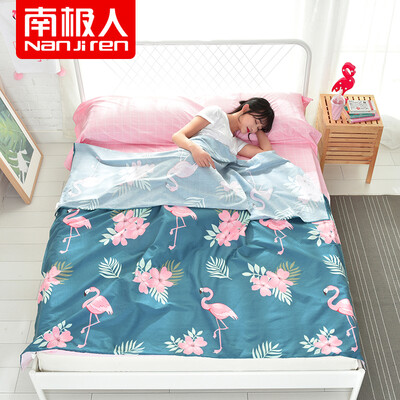 

Antarctic people across the dirty sleeping bag portable travel hotel hotel across the dirty anti-dirty sheets are covered with cotton flamingo 120230cm