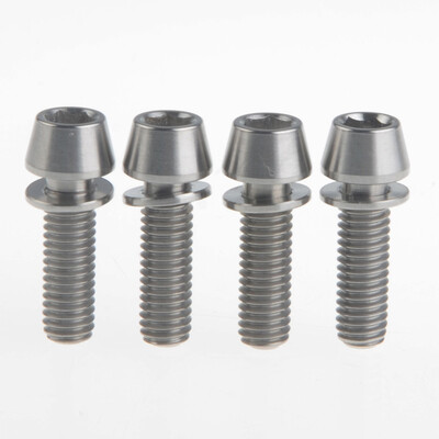 

Wanyifa Titanium Ti Bolts with Washer M6x20mm for Bike Bicycle Cycling Disc Brake