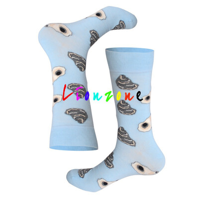 

LIONZONE Hot Happy Socks Unisex With Baboon Lobster Whale Shark Animals Stripe Dots Brand Designer Funny Socks Lovers Gift