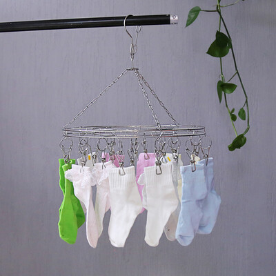 

Green source no trace hanger adult non-slip wide shoulder thickening household wet&dry dual-use plastic drying rack 30 blue