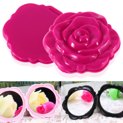 

Beautiful 3D Cute Rose Shape Compact Cosmetic Mirror