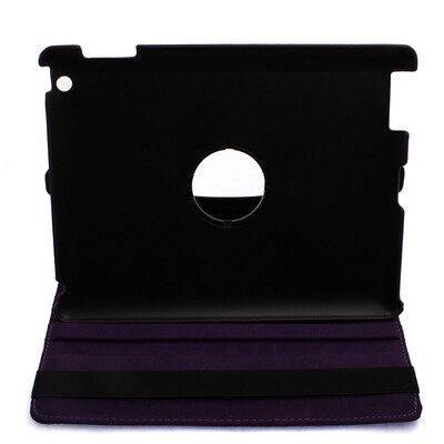 

360 DEGREE ROTATING STAND LEATHER CASE FOR IPAD 2 3 SLEEP WAKE