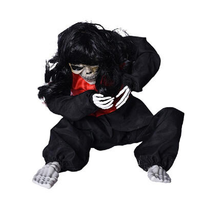 

Halloween Bar KTV Decorative Prop Shaking Crying Skull Ghost Weeping Girl Soul House Back Room Horrible Trick Props