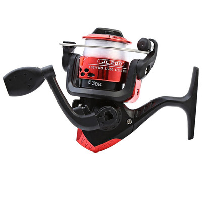 

JM200 Electroplating Fishing Reels 3 Ball Bearings 521 with Fishing Line Spindle type Bring fish line Electroplating fishing whe