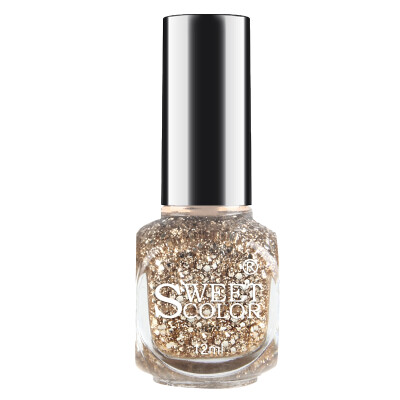 

sweetcolor micro-light treatment CP-A24 12ml bare gold large sequins (French raw materials environmental nail polish high brightness