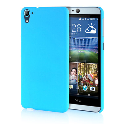 

MOONCASE Hard Rubberized Rubber Coating Devise Back Case Cover for HTC Desire 826 Azure