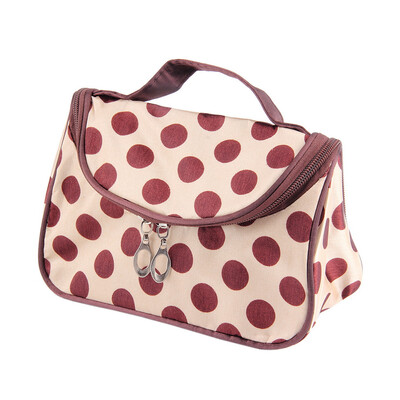 

Fashion Travel Portable Cosmetic Bag Makeup Case Pouch Toiletry Wash Organizer Coffee spot