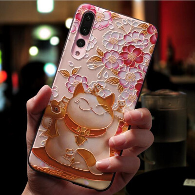 

For Huawei P10 PLUS P9 Phone cases For Huawei P8 LITE 2017 covers Silicone Soft TPU 3D Emboss Patterned Fitted cases