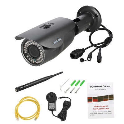 

Romacci KKmoon 1080P HD Bullet Camera Weatherproof IP Camera Wireless WIFI Auto-focus 28-12mm Lens 20MP 42pcs Infrared LED Light