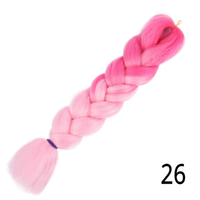 

Jumbo Ombre Braids Braiding Hair Extension 24inch 100gPack Purple Pink Blonde Wigs For Women Synthetic Crochet Hair Extensions