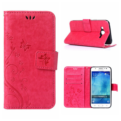 

MOONCASE Flower Pattern Premium Soft PU Leather Case Cover For Samsung Galaxy J5
