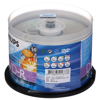 

Philips (PHILIPS) DVD-R дисков скорость 16 ствола 50 4,7 г