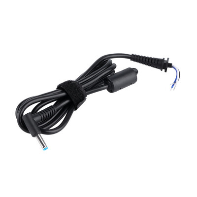 

Right Angle 4.5x3.0mm DC Power Connector Cable For HP Envy Ultrabook Cord Black