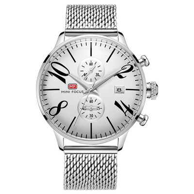 

BOFUTE Male Watches Business Watch Quartz Watches Calendar Waterproof Metal Mesh Belt Genuine Leather Strap 0135G