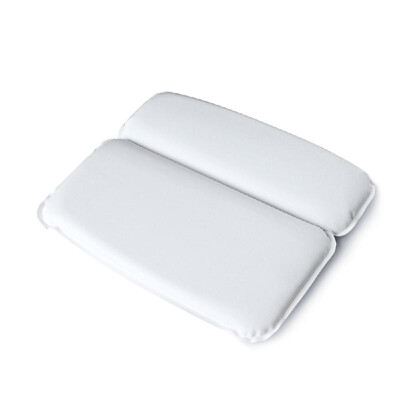 

1 Pcs Spa Bath Pillow Powerful Suction Cups Extra Soft 2-Panel Design for Shoulder&Neck Support Fits Any Size Tub