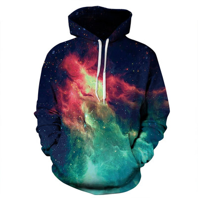 

QYDM0117Mens Hoodie 3D Printed Women Pullover Sweater