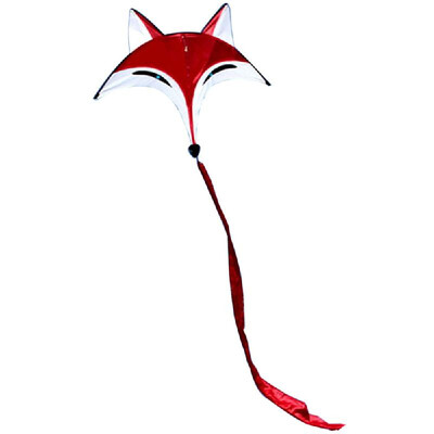 

Cute Fox Kite Outdoor Sport Single Line Flying Kite with Tail&30M Flying Line for Kids Adults
