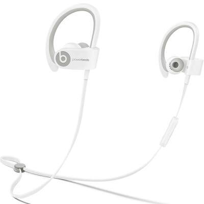 

Beats Powerbeats2 by Dr Dre Wireless Headphones - White Dual Power Wireless Edition Sports Headphones Bluetooth Wireless Belt MHBG2PA A