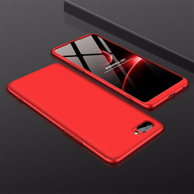 

Goowiiz Phone Case For Oppo A5A3S Fashion Color collision 360 Degree Coverage PC Full Protection
