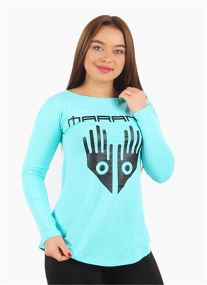 

Round neck printed long-sleeved T-shirt loose&simple Ships from Russia Delivery estimate 37 days