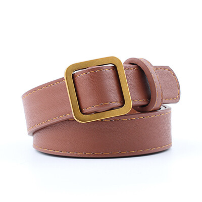 

Badinka 2018 New Designer Vintage Gold Buckle Belt Ladies Black Red Leather Waist Belts for Women Jeans Pants Cinturon Mujer