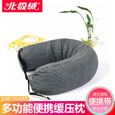 

Bejirong U-shaped pillow neck pillow cervical pillow car airplane travel headrest siesta pillow u-shaped pillow black gray
