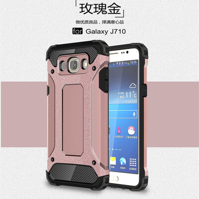 

Fivice Samsung Galaxy J7 2016J710 case Luxury Silicone Diamond Armor PC Hard Shell Phone Case