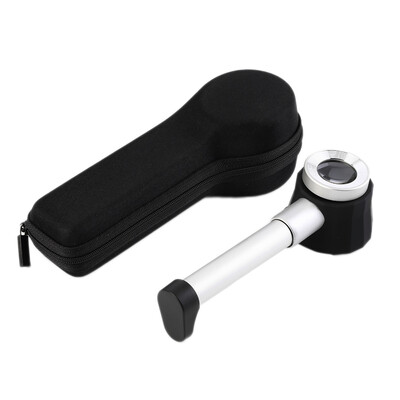 

Новый 10X оптическое стекло Ювелир Лупа Лупа с освещением с мерой масштаба