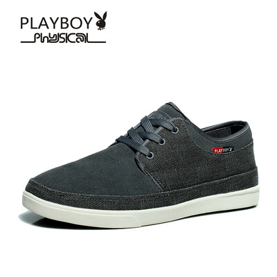 

PLAYBOY brand AutumnNewEngland style casualJointCharacteristicFull leather sneakerMens shoes