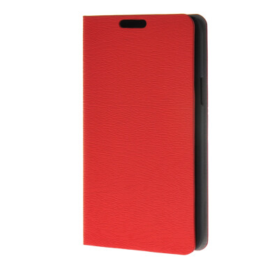 

MOONCASE Leather Side Flip Wallet Card Holder Stand Shell Pouch ЧЕХОЛ ДЛЯ Samsung Galaxy Grand Max G720NO Red