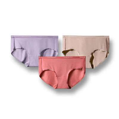 

Crab Secret Ladies Panties 3 Pieces Panties Womens Modal Triangle Panties Lightweight Breathable Underwear Platinum Skin Platinum Powder Platinum Purple s