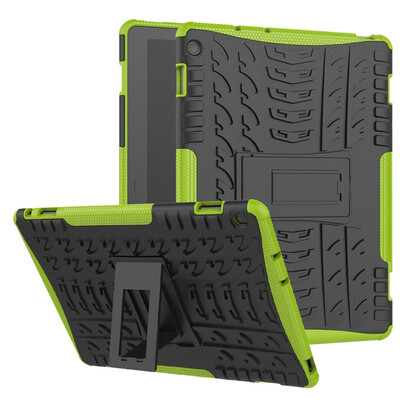 

Fecoprior Case For Huawei MediaPad M3 Lite 101 Back Cover Stand Silicon TPU PC Armor Heavy Rugged Skin Fundas