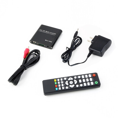 

США Мини 1080P Full HD медиа-плеер-С MKV / RM / USB HDD-HDMI Функция