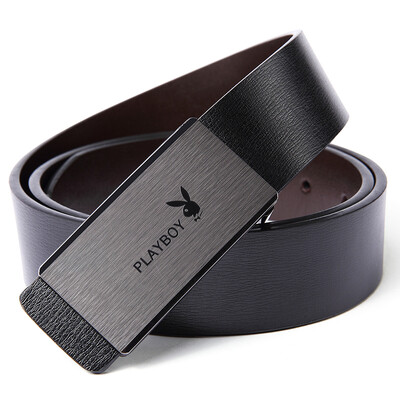 

PLAYBOY Mens Business Belt with Slide Buckle
