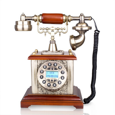 

Eager (crave) F015 ceramic antique phone retro seat fixed telephone Europe and the United States retro ceramic white