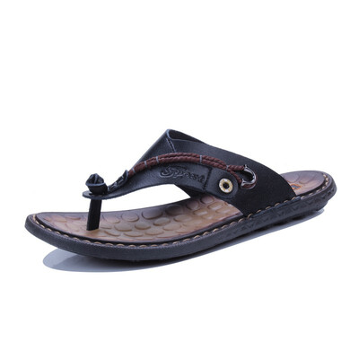 

2018 summer new slippers beach travel slippers mens pinch Korean version of the trend of fashion non-slip wear flip-flops